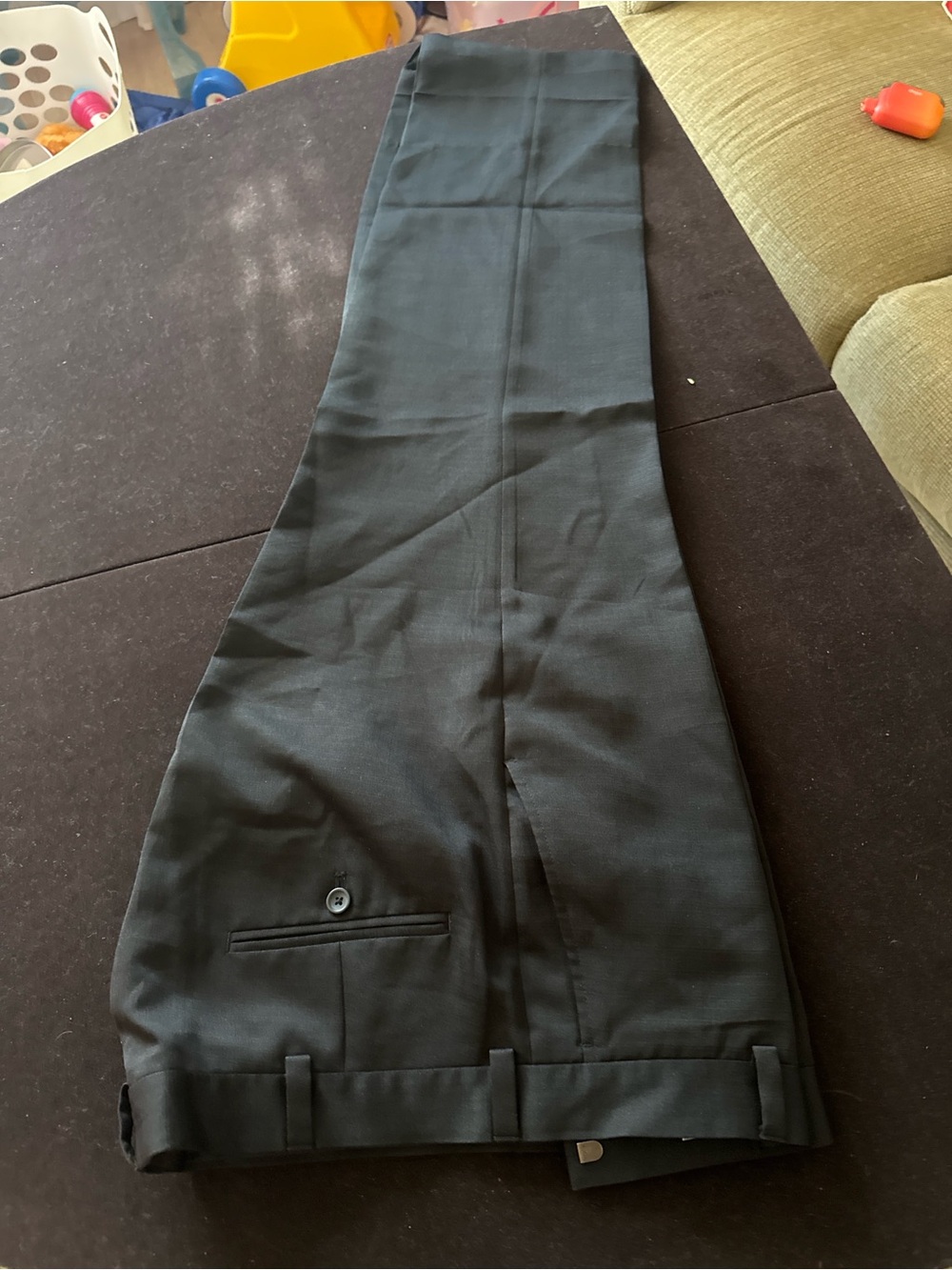 Kenneth Cole Reaction Men's Black Dress Trousers